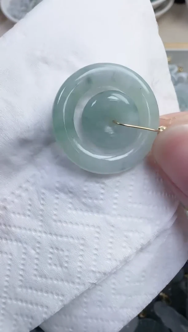 裸石翡翠208号，A货翡翠