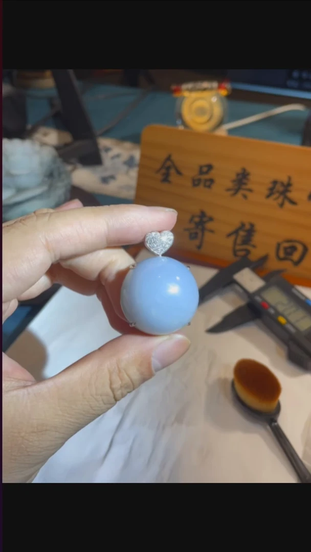 9K金镶嵌定制翡翠5019号