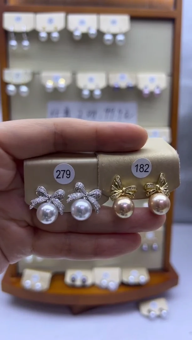 未镶嵌耳饰淡水珍珠182+279