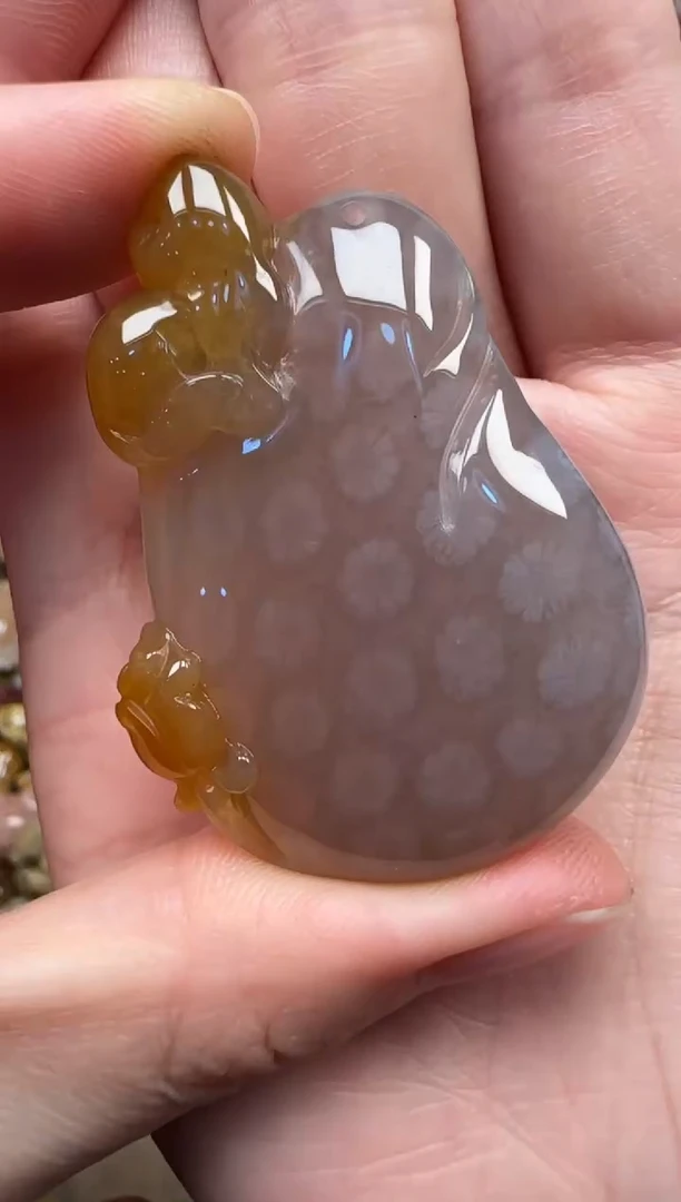 颈饰未镶嵌硅化珊瑚（珊瑚玉）112