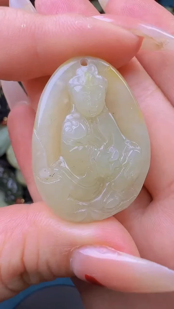 和田玉未镶嵌颈饰1