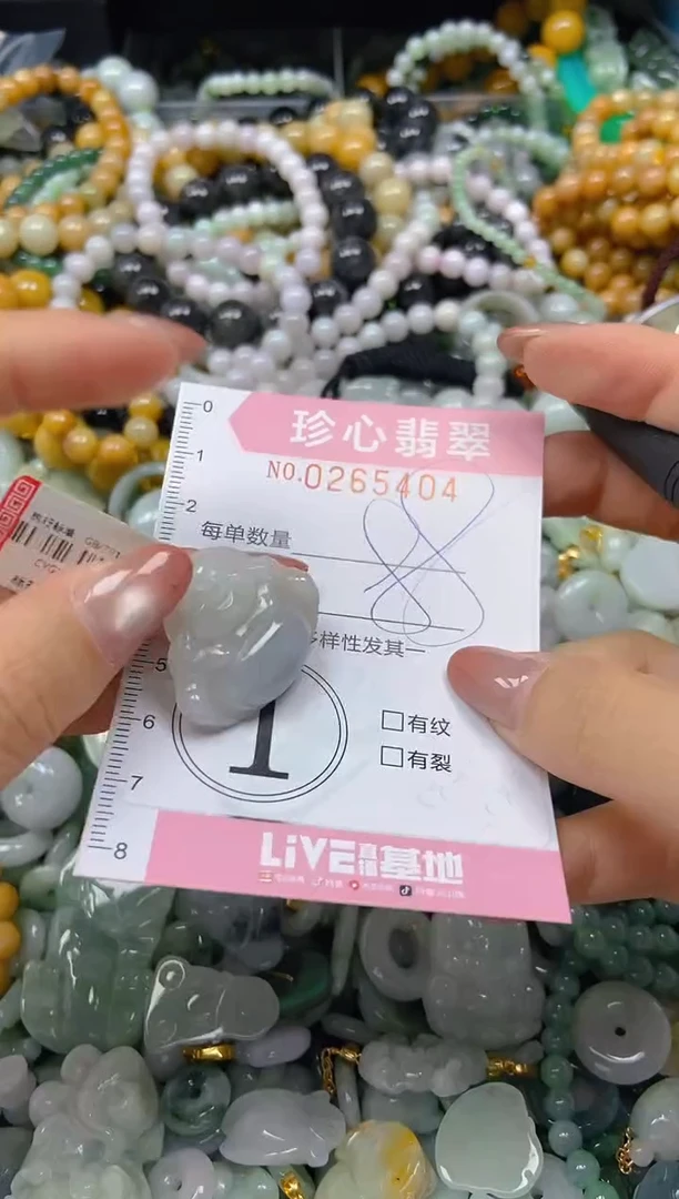 翡翠未镶嵌颈饰闪购0265404