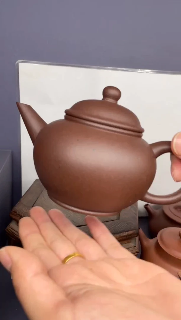 茶壶紫砂紫泥标准水平