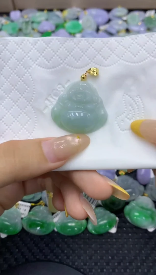 颈饰未镶嵌翡翠天然缅甸翡翠A货