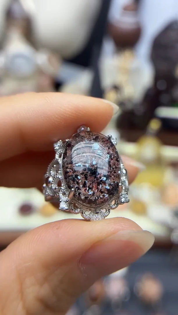 银S925镶嵌珠宝半成品水晶水晶水晶