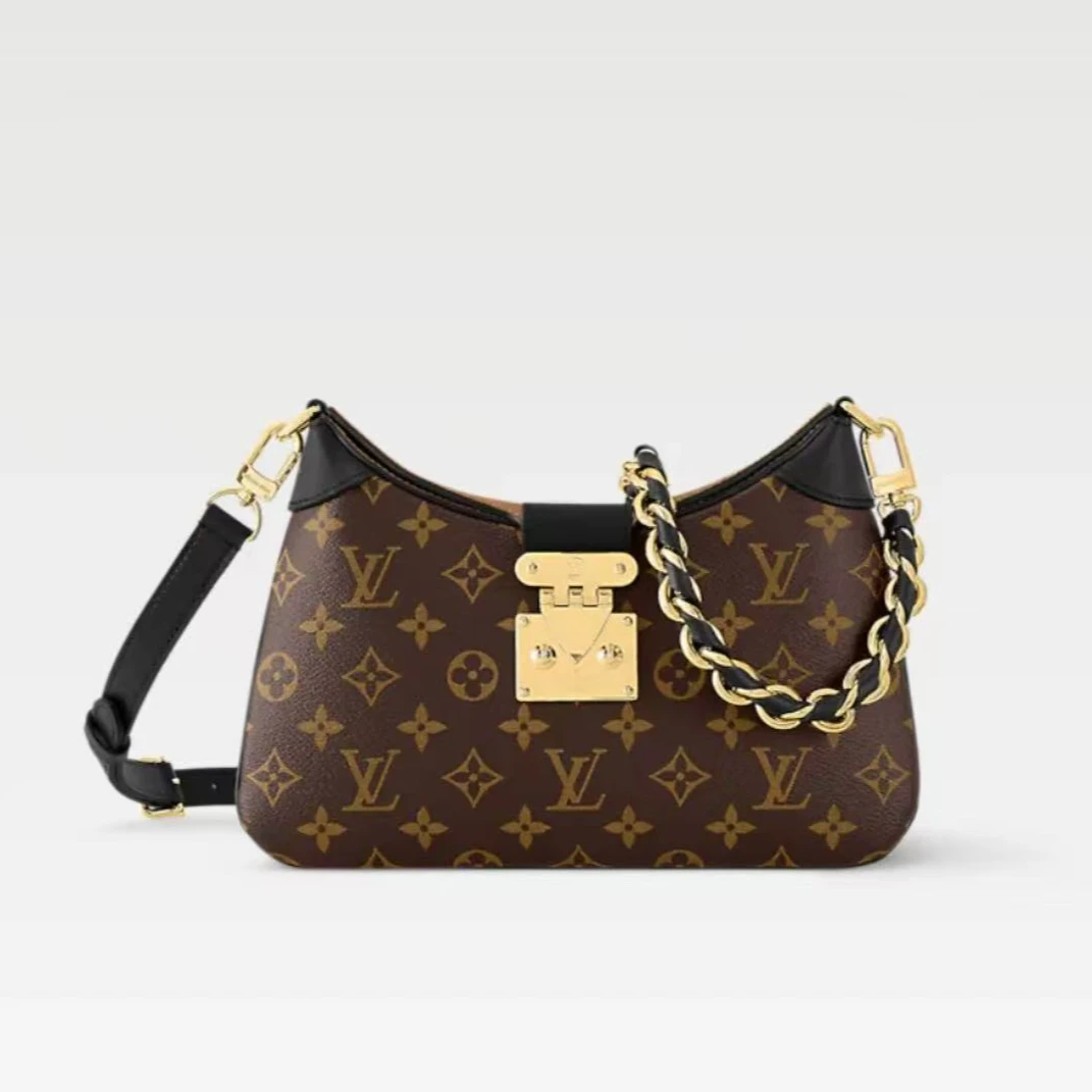 未使用 LouisVuitton/路易威登 路易威登 新款黑色牛角斜挎包