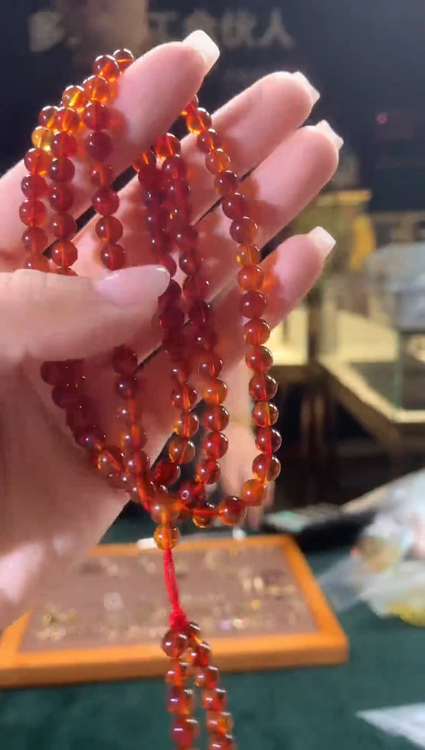 琥珀颈饰未镶嵌多米矿工严选