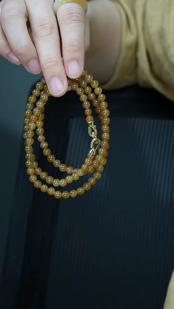 项链未镶嵌和田玉（糖玉）3