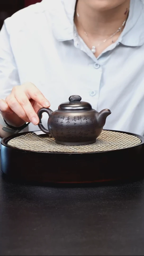 茶壶紫砂紫砂紫泥掇只