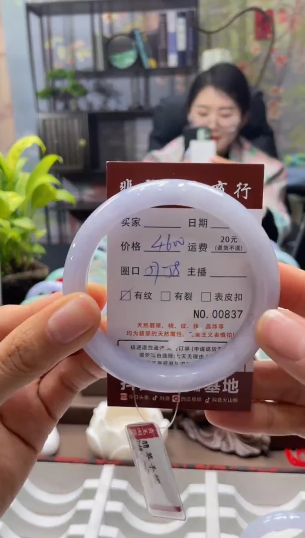 未镶嵌手镯翡翠837****