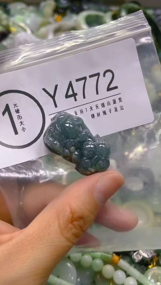 翡翠未镶嵌颈饰/Y/翡翠A货一图一物