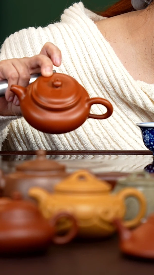 茶壶紫砂微瑕朱泥仿古