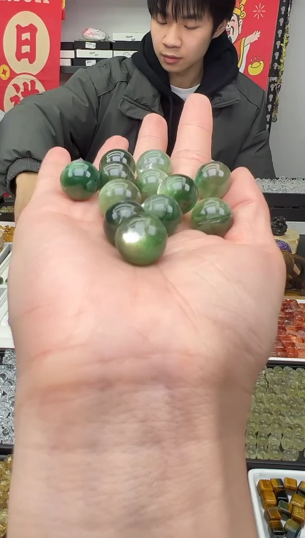 【闪购商品】锂辉石绿单珠未镶嵌47a多样性发其一/1.13/1个14M