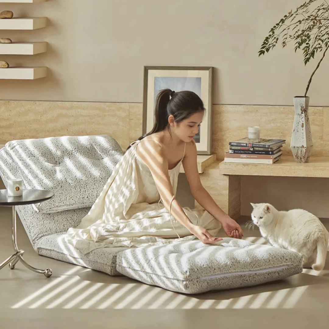 MOMOYA沫妍多功能懒人沙发可折叠榻榻米卧室客厅阳台小沙发轻奢