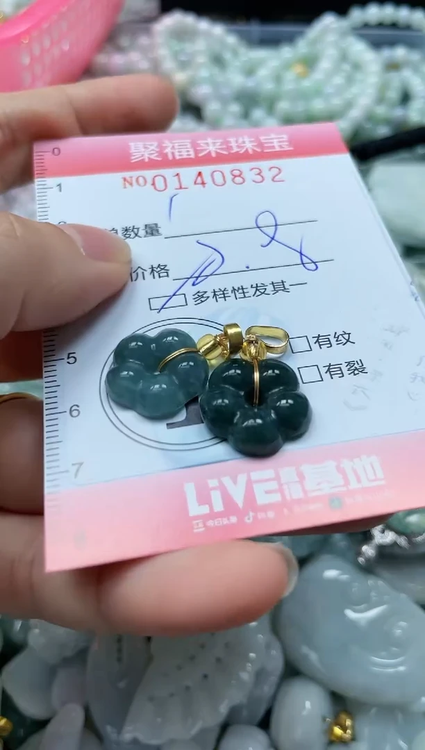 【闪购商品】翡翠颈饰未镶嵌闪购0140832多样性发其一