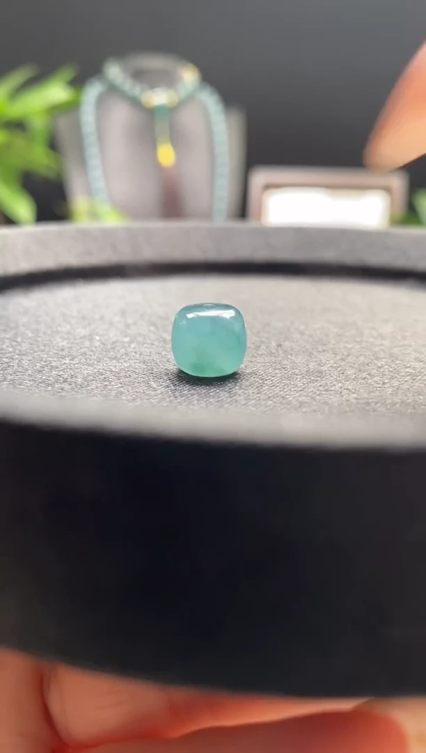 未镶嵌手链翡翠散珠卡10mm左右老型珠