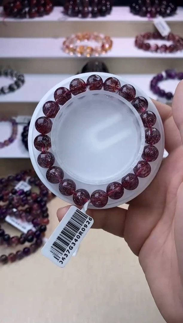 【闪购商品】水晶手链未镶嵌红超七9m+