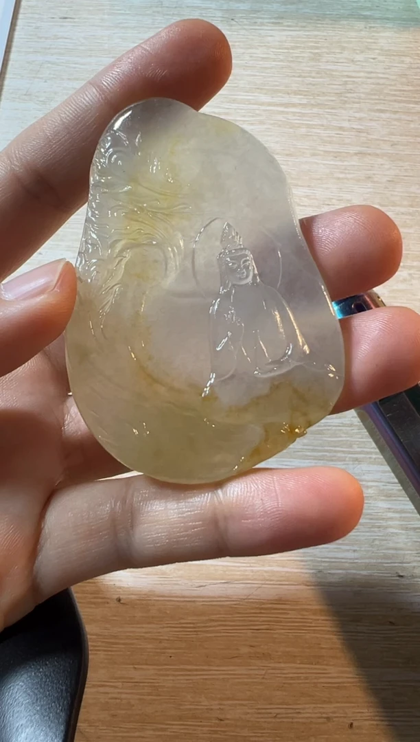 定制翡翠未镶嵌观音