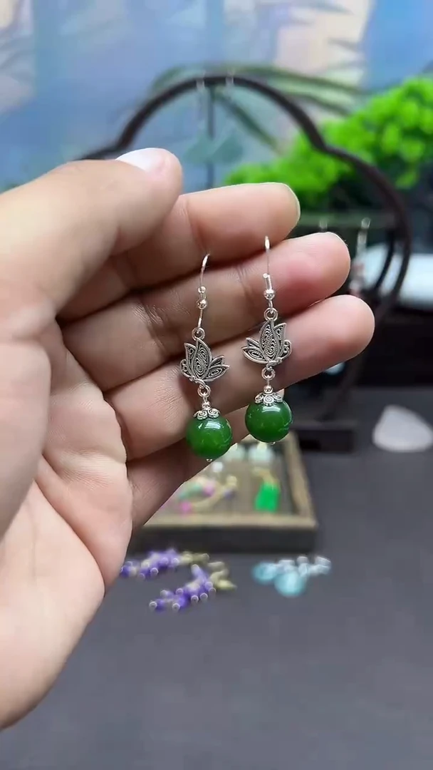 未镶嵌耳饰玛瑙/玉髓040