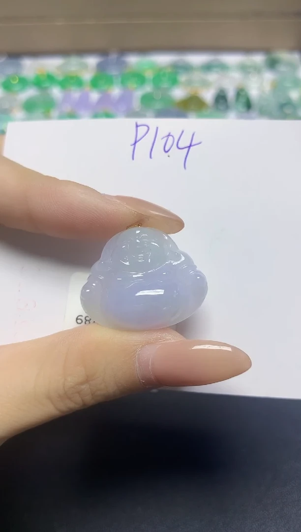 颈饰18K金镶嵌翡翠天然缅甸翡翠A货翡翠百元以上9元证书费自理