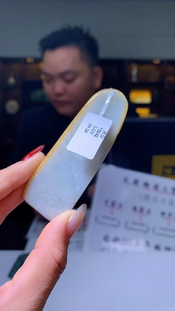 【闪购商品】定制翡翠未镶嵌1057hm-毛货挂件7