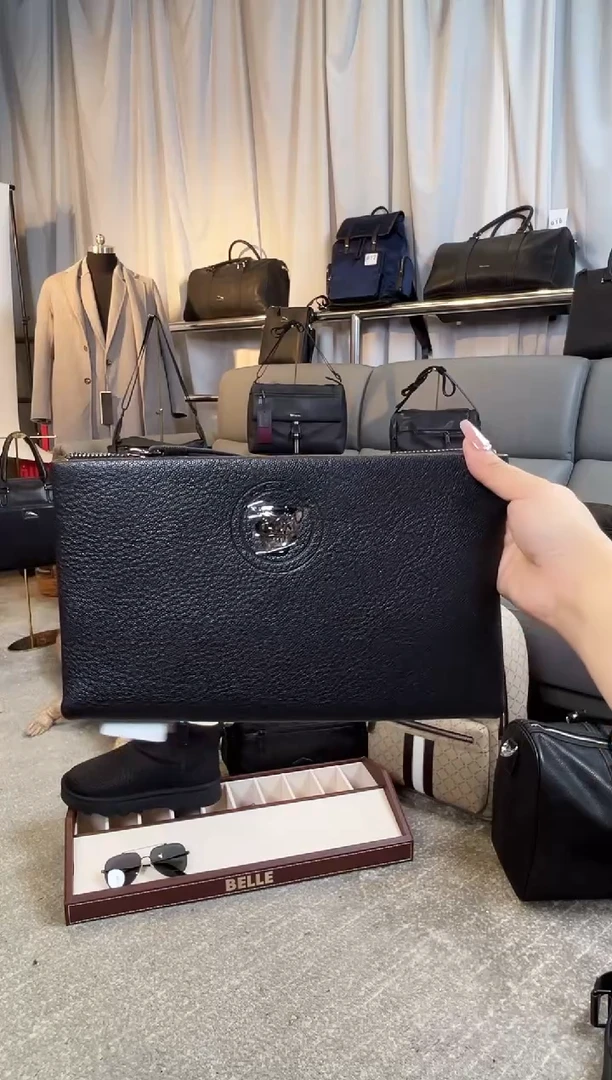 牛皮（革）韩爵绅士包包皮具804