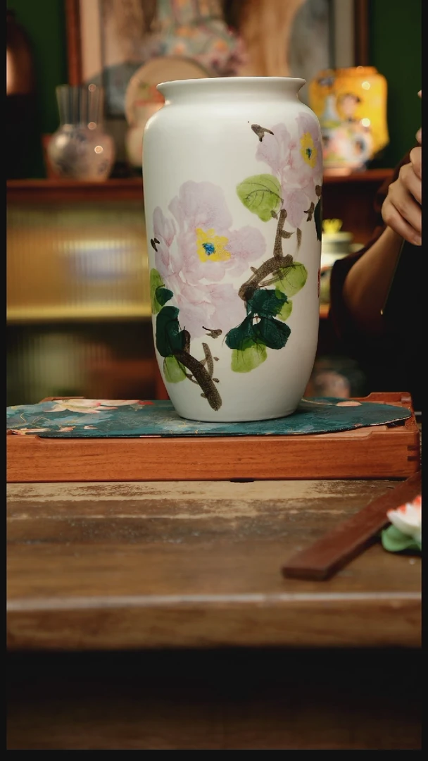 瓷片景德镇纯手工釉下彩精品茶具水杯