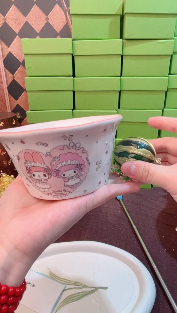 锌合金珐琅首饰盒默认微瑕拆盒不退介意勿拍～～～～！！！西瓜加碗