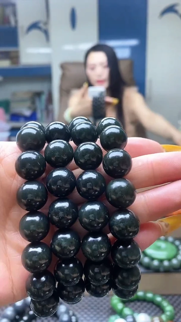 手链未镶嵌和田玉14黑青拍一发一