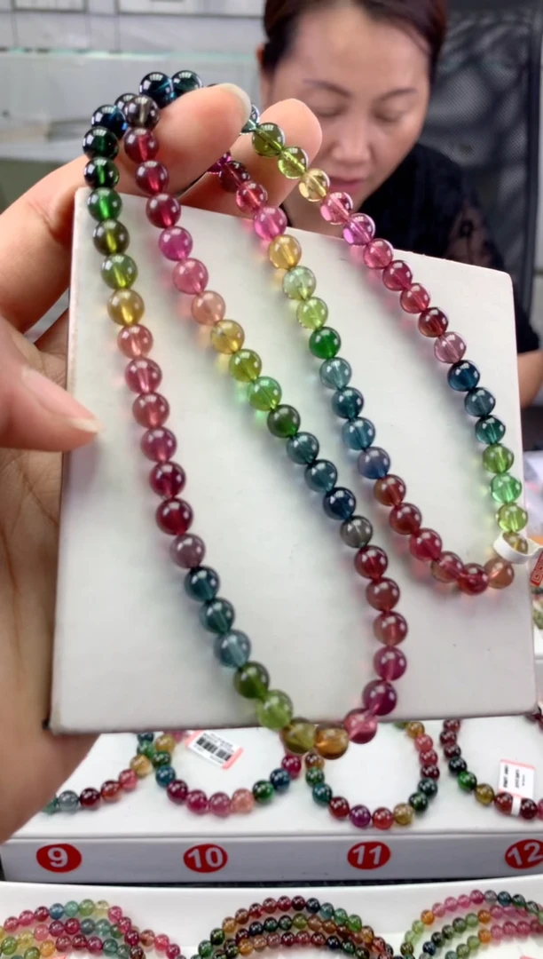 未镶嵌手串碧玺多样性发一条