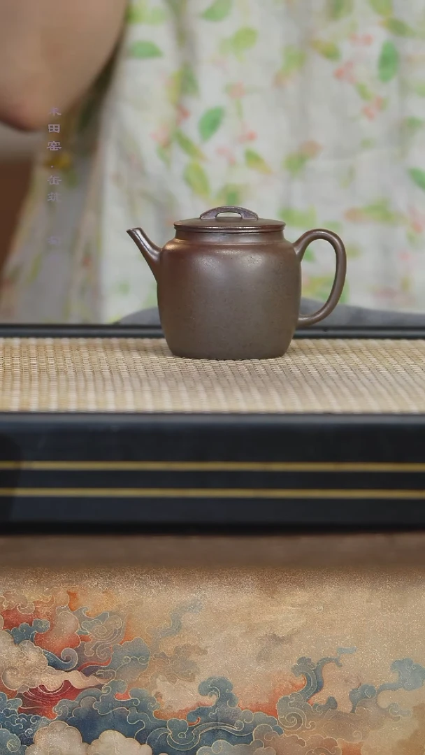 茶壶紫砂胭脂红柴烧天茶星紫泥高汉瓦200cc
