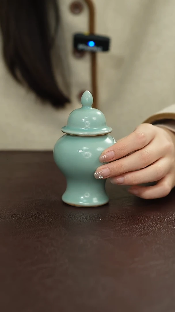 摆件陶原矿原釉汝宋汝瓷