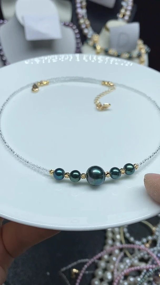 淡水珍珠未镶嵌颈饰多人