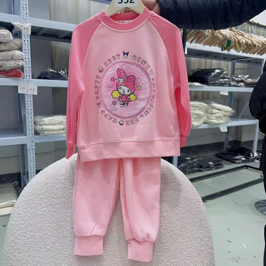 【0070款】休闲学院风常规女童春秋套装时尚韩版中童套装