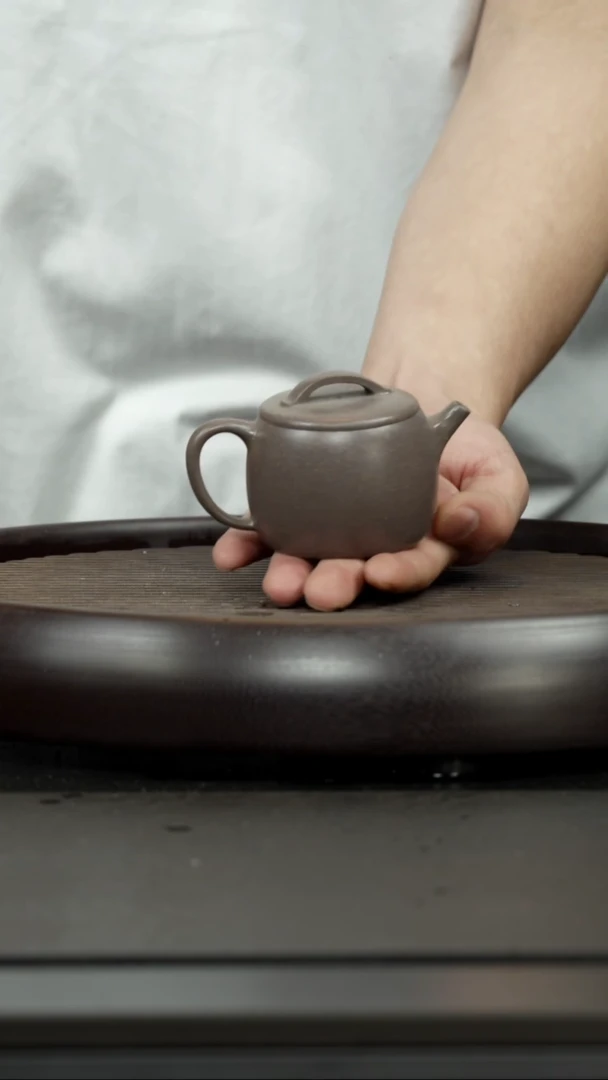 【闪购商品】紫砂茶杯紫砂壶   灰王全手小汉瓦