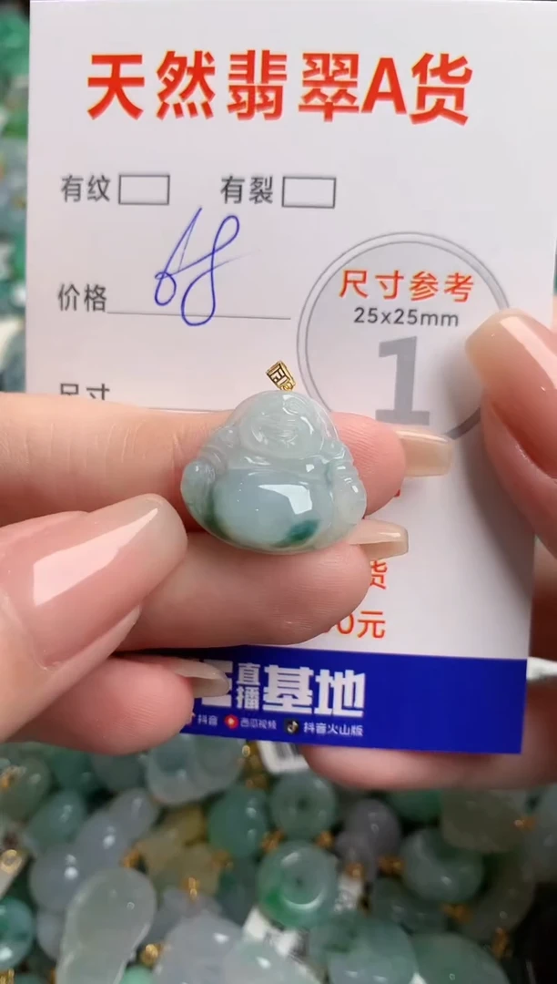 翡翠18K金镶嵌颈饰24002288