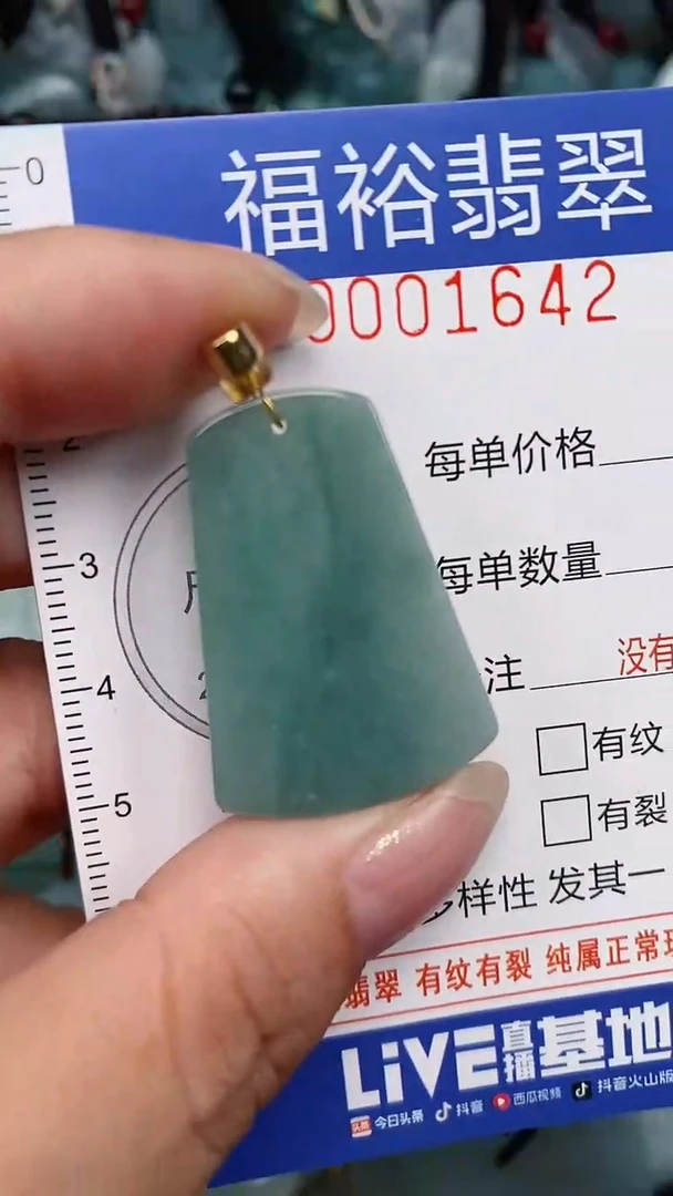 翡翠未镶嵌颈饰...0001642