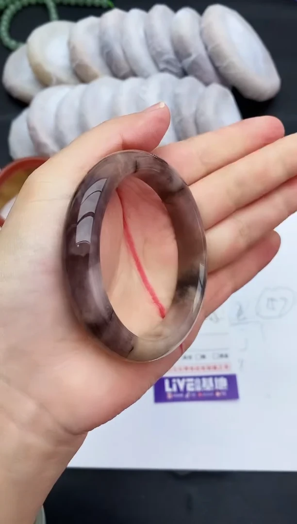 未镶嵌手镯石英质玉69+54/55