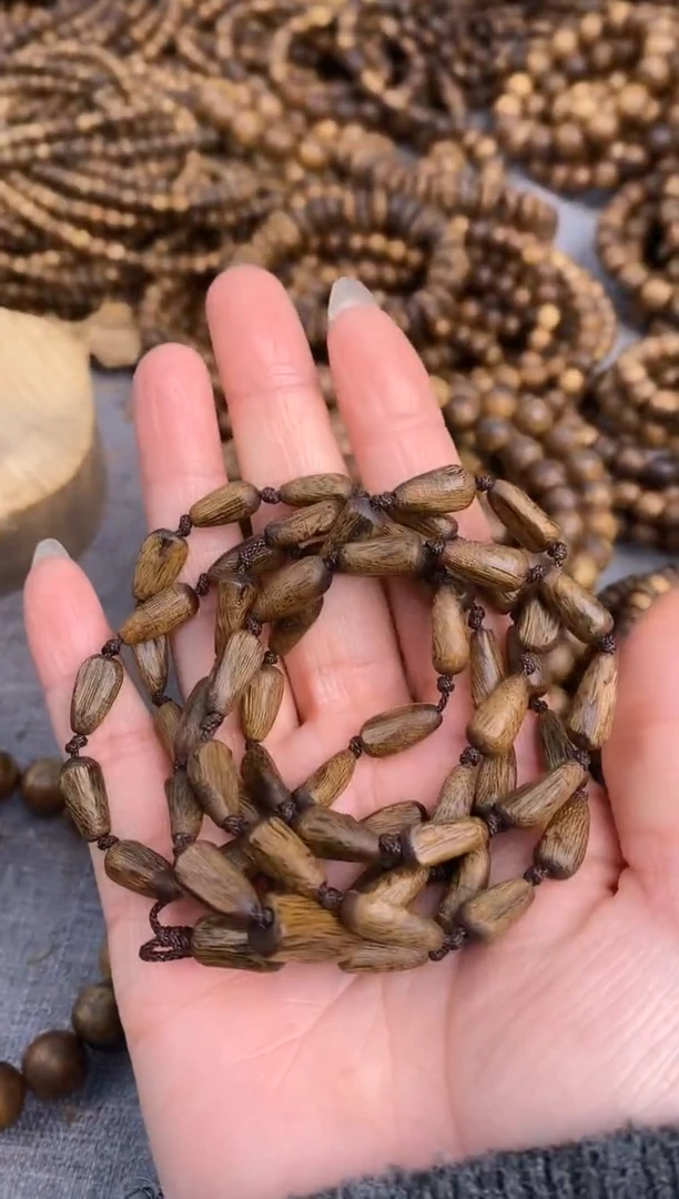 【闪购商品】沉香木手串随型树丁多圈棋楠手串多#11样性发一