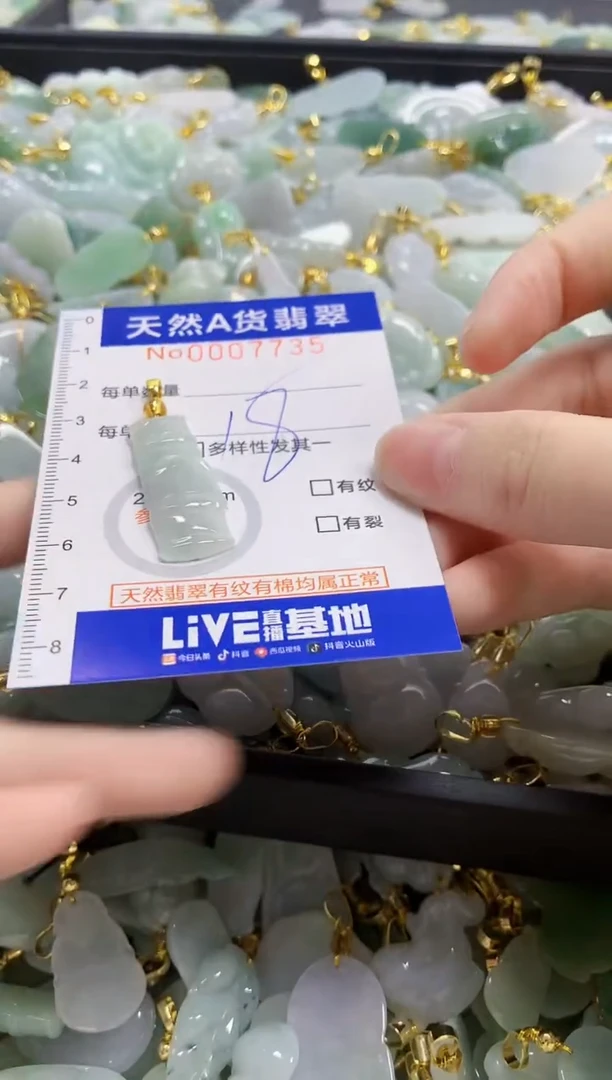 颈饰未镶嵌翡翠天然A货翡翠