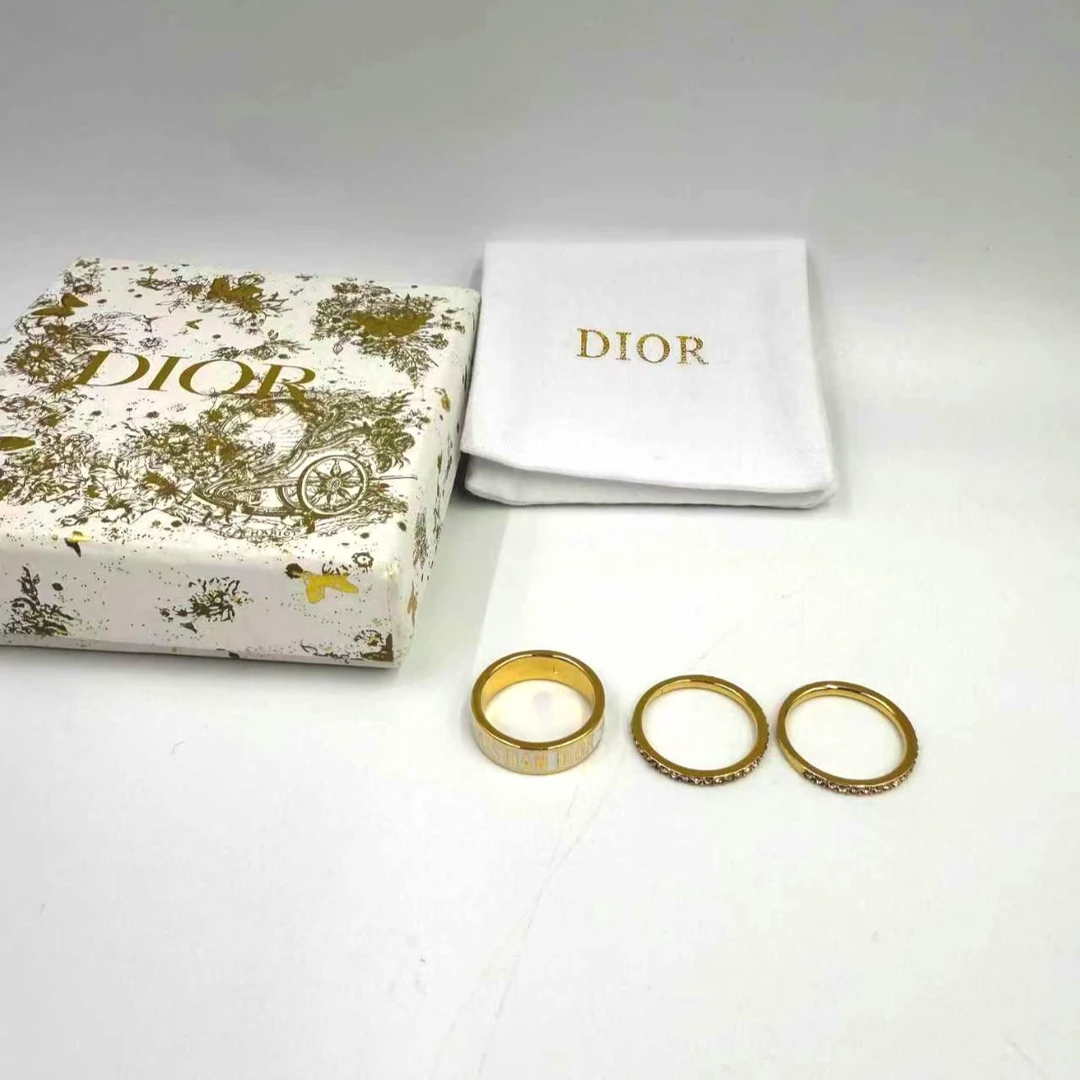 95新 DIOR/迪奥 胖虎佳佳/饰品/戒指/31B2507170055