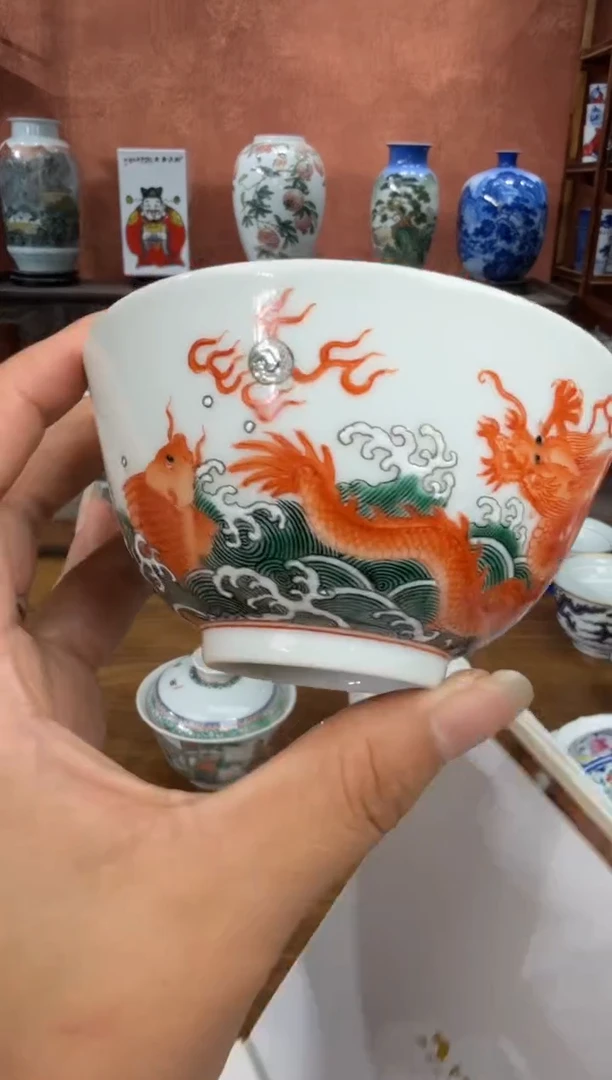 吴义松陶盟手绘陶瓷编码：2997