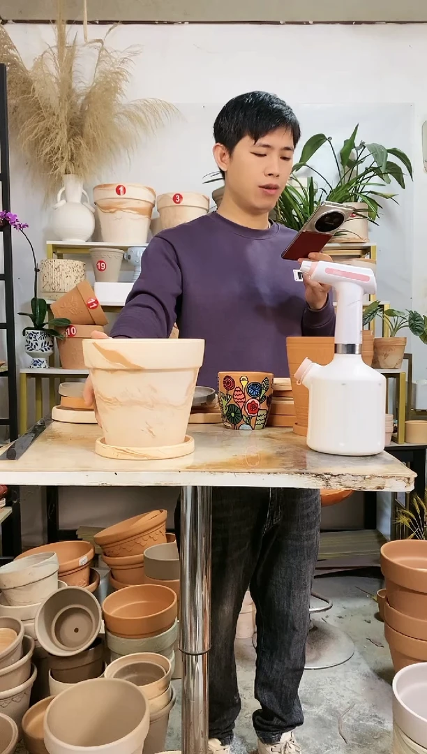 【闪购商品】红陶18*17玛奇朵 1盆1托