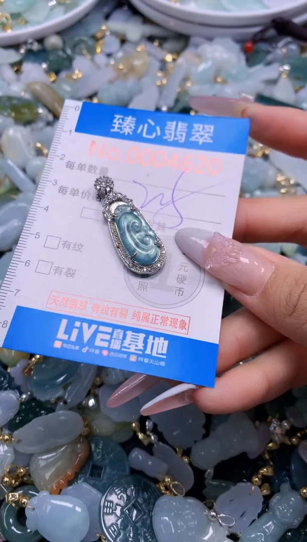翡翠未镶嵌吊坠(不含链)4620