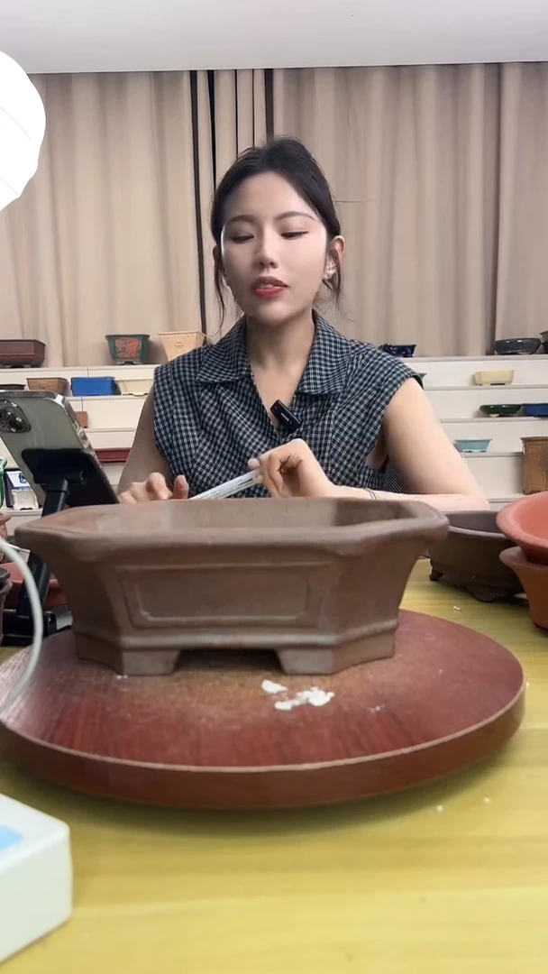 紫砂花盆紫砂花盆微瑕