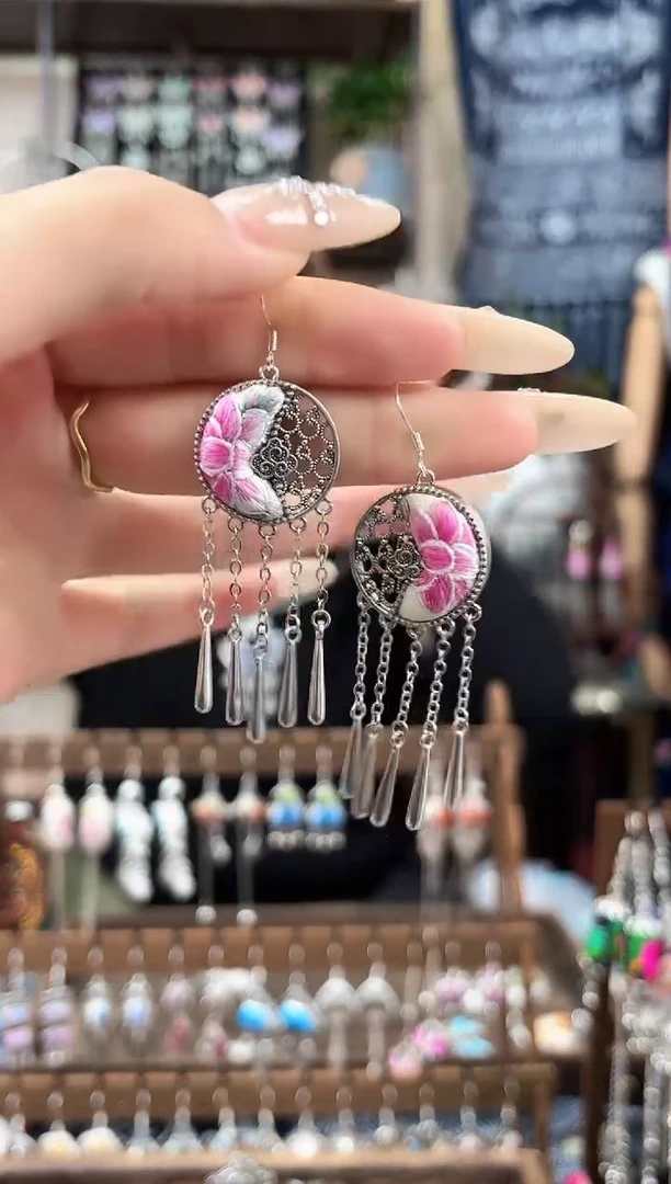 织绣民族风非遗老绣饰品241