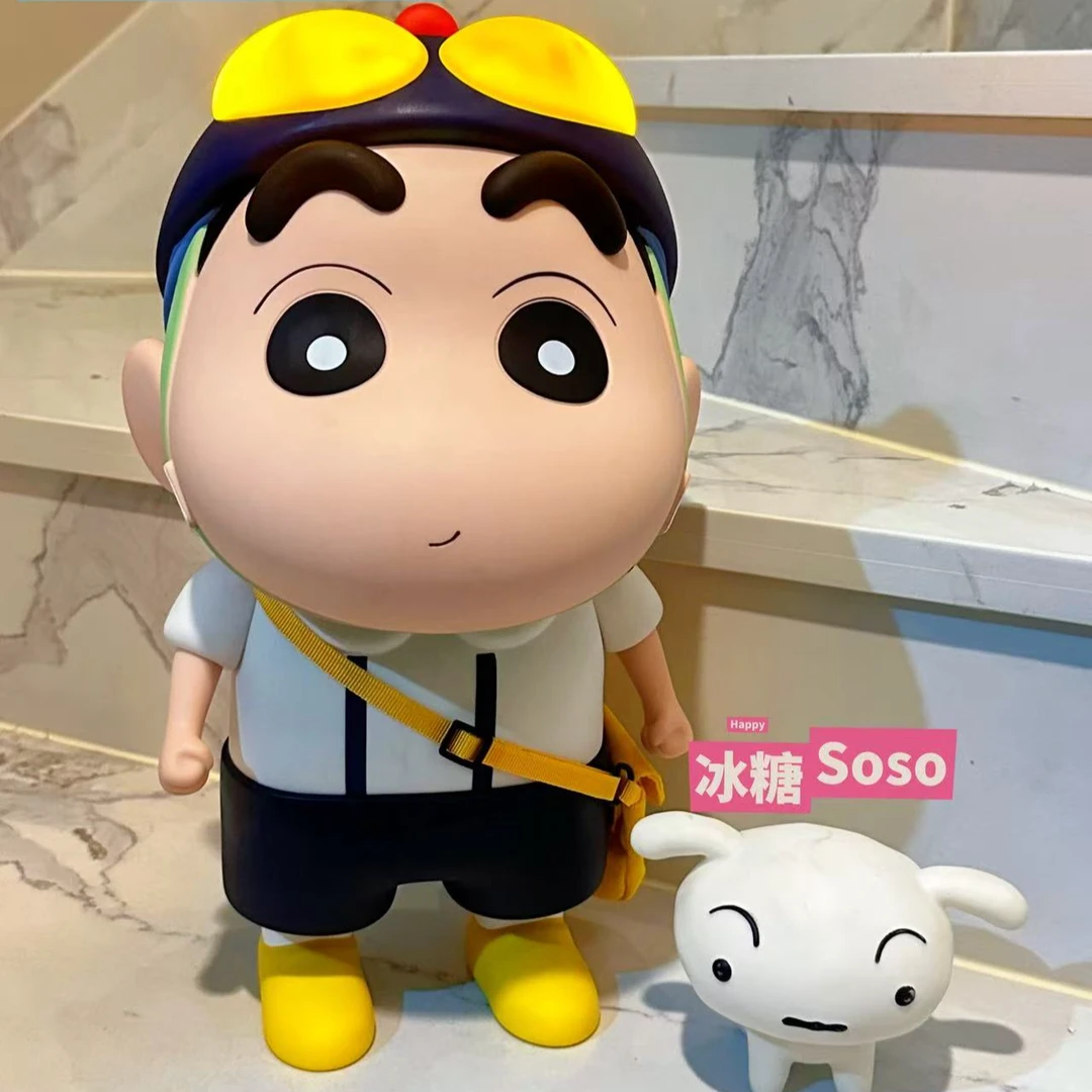 【新款发光】 42cm发光校服带包可充电小白狗小新造型家居夜灯摆件