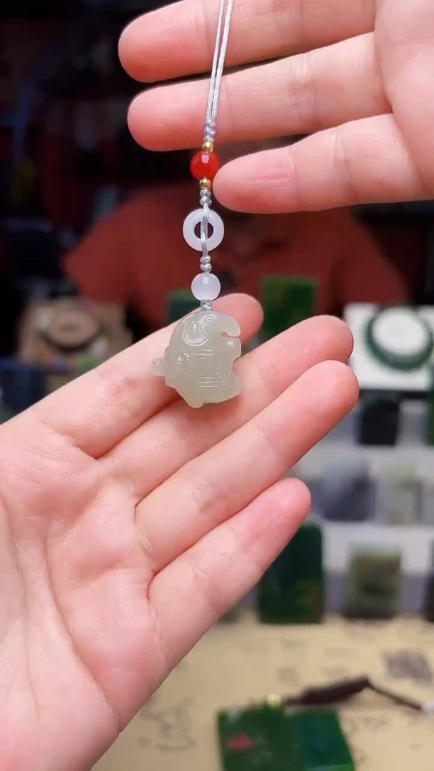 和田玉未镶嵌挂件15