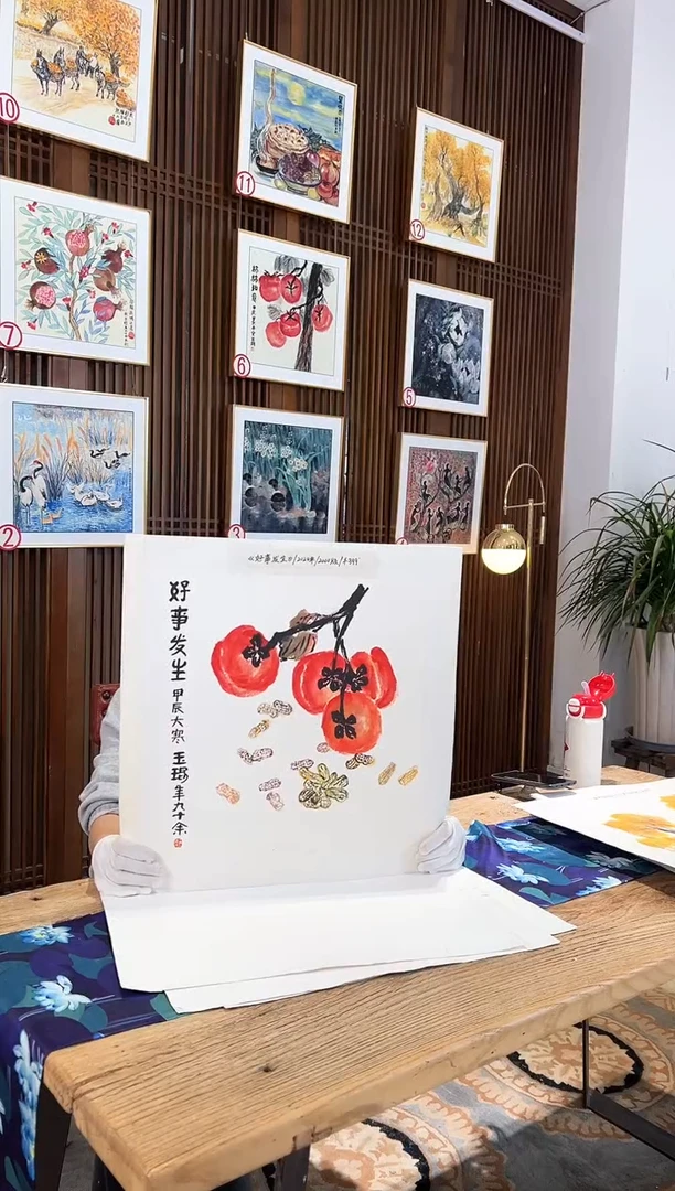版画耿玉琨名章限量版画S