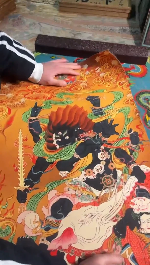 卷轴画卷轴画旭旭的唐卡